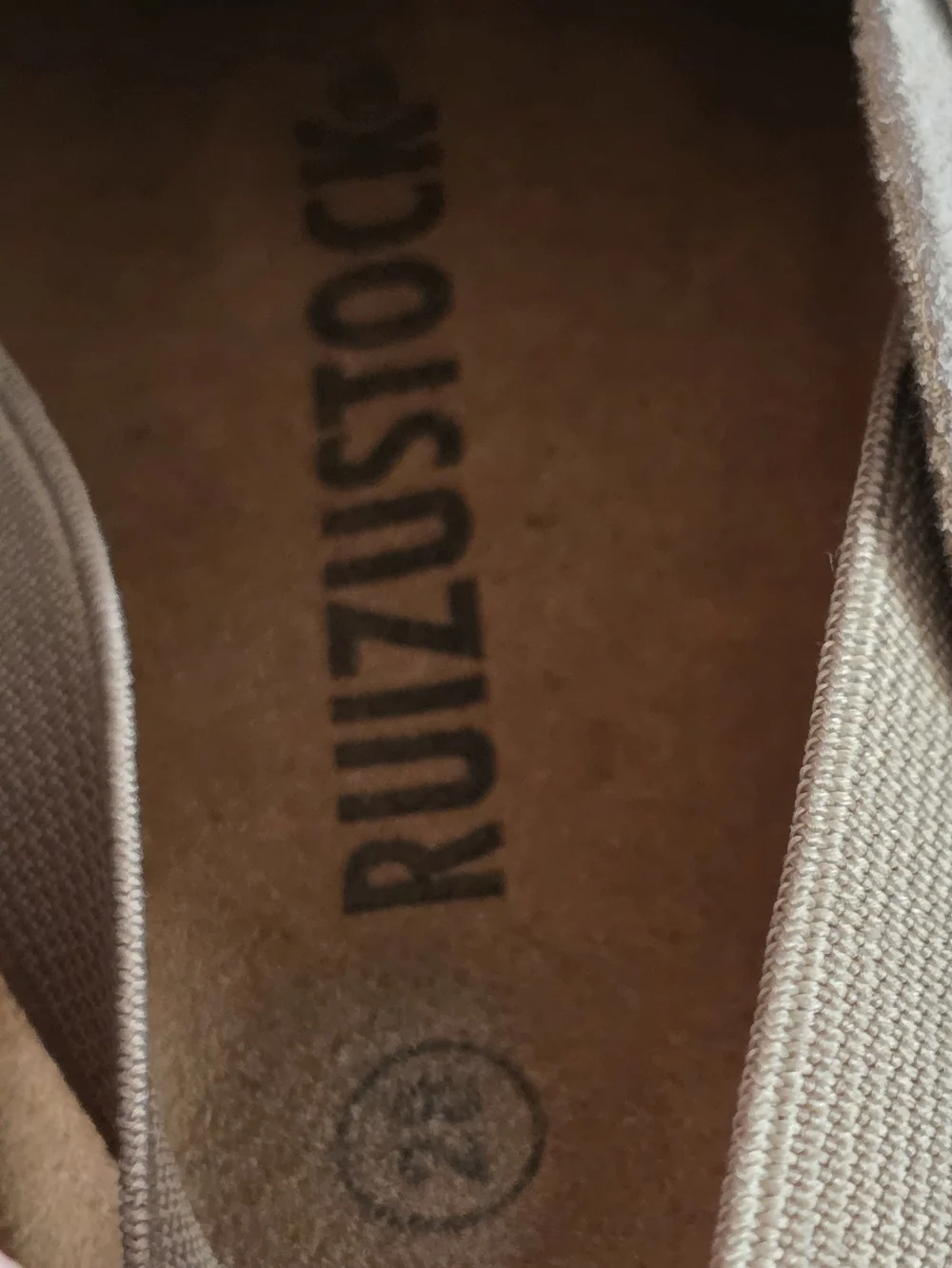 Kids Cork-Back Suede Sandals in Light Taupe 29 Eu Size Up